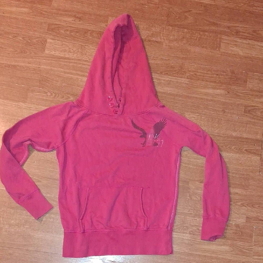 American Eagle Outfitters Fuchsia Hoodie